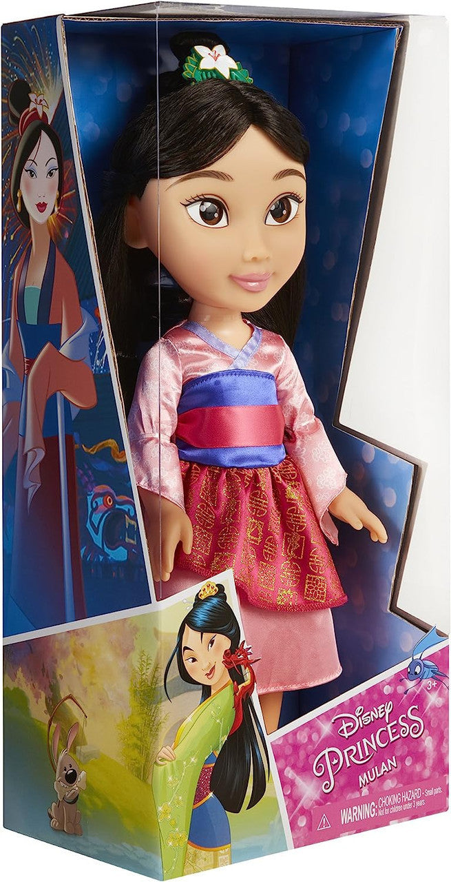 Mulan Toddler Doll Disney Princess Pink Dress Jakks Pacific